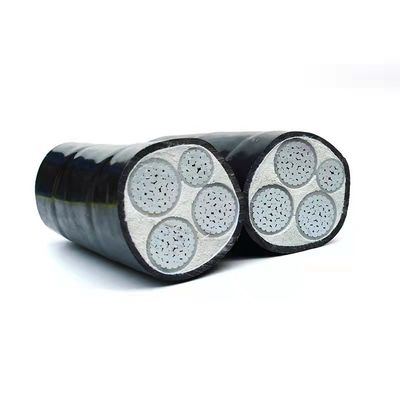 YJLV 4x150mm2 câble d'alimentation en aluminium conducteur pour centrale solaire avec certification CCC et tension nominale 600-1000V