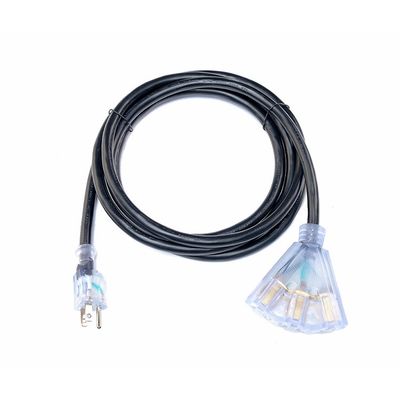 NEMA Corde d'alimentation de type 16 pour la maison US ETL certifié cuivre pur 1 à 3 Corde d'extension multifonctionnelle