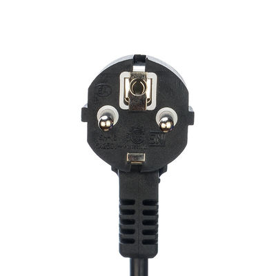 Electrical Plug Black Kema-keur Cable H05vv-f 3 Prong Extension Cord for Travel Cooker With Open End Customized Solution