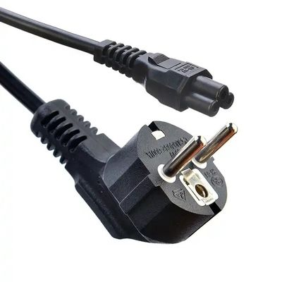 Matériau du conducteur Cordon d'alimentation à trois branches en cuivre étainé 220 volts 16a Eu prise Cee7/7 prise avec borne terminale câbles d'alimentation ac Eu C5