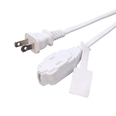 Laptop Socket Extension Cords with PVC Jacket and Copper Material Rated 125V Customized ETL Standard