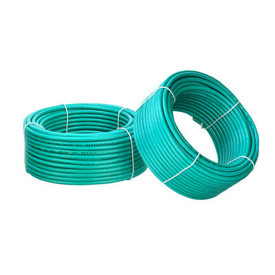 Cable d'alimentation électrique en cuivre vert isolé avec veste en PVC