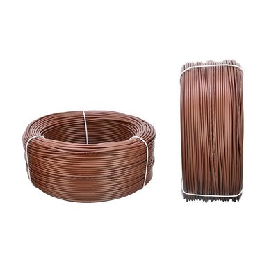 300/500V Rated Voltage Overhead Flexible Cord Round Cables Brown 02 Rv-90 1X0.5mm2 Electrical Power Cable With PVC Jacket