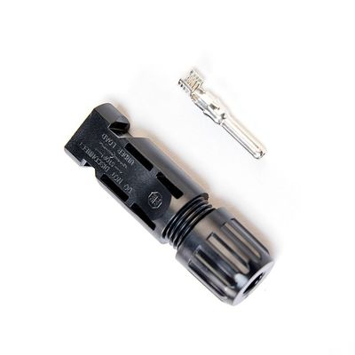 Insulated TUV Certificated Waterproof Solar Connector 30A 1000V DC 8mm Female Connector Protection Grade IP67 500 Pairs/CTN