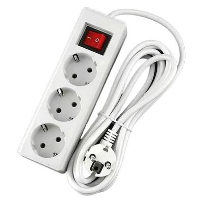 CE certifié EU Extension Socket Power Strip avec câble 3x1.5mm et commutateur WIFI NO Standard EU 1 Meter Cable avec commutateur