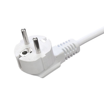 3 Prong Round Pin Extention Cable White SNI Extention Cord for Home