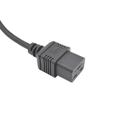 Logiciel de support personnalisé Reingénierie du câble de connecteur C19 standard SABS pour l'Afrique du Sud Cordes d'alimentation Cordes d'extension