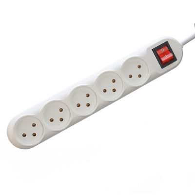 Power Strip Israel Type 5 Pin Multi Socket Plug Extension Cord Customized Support Extended VDE Standard Cable H05vv-f 3g1