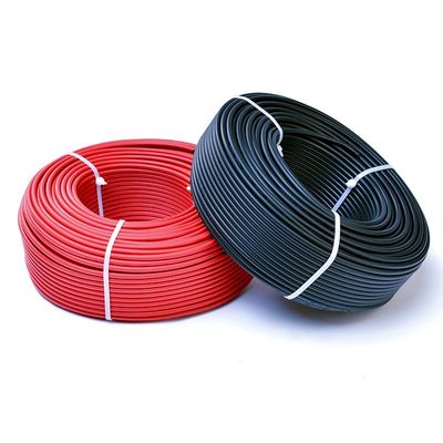 DC 1500V H1Z2Z2-K 1X25MM câble solaire en cuivre en conserve XLPE pour système d'énergie solaire