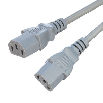Commercial Grade CCC Certificated Computer Power Cord Y Splitter 3C Plug with 2 Way C13 Plug Socket 16a 3pin
