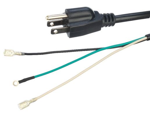 Cordes d'alimentation Cordes d'extension ETL Cordes d'alimentation standard BRAUN Longueur 5 pieds / OEM Black Socket 2 broches Cordes d'alimentation pour appareil électroménager