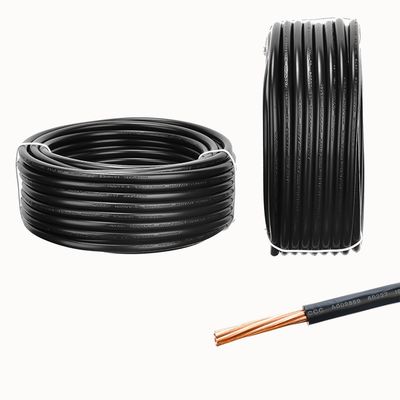 VDE H07V-R 450/750V Cable électrique à noir à noyau unique