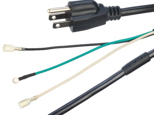 Cordes d'alimentation Cordes d'extension ETL Cordes d'alimentation standard BRAUN Longueur 5 pieds / OEM Black Socket 2 broches Cordes d'alimentation pour appareil électroménager