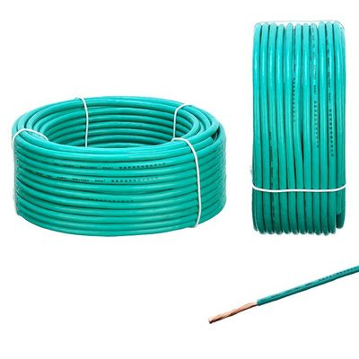 Matériau d'isolation en PVC de 100M/1 rouleau Fil de cuivre à noyau unique flexible Conducteur pour appareils électroménagers