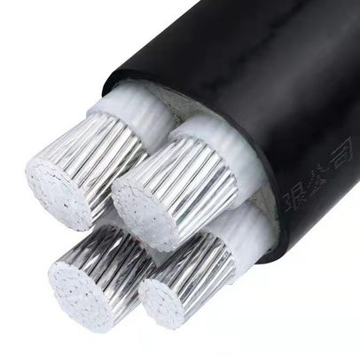 YJLV 4x150mm2 câble d'alimentation en aluminium conducteur pour centrale solaire avec certification CCC et tension nominale 600-1000V