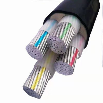 YJLV 4x150mm2 câble d'alimentation en aluminium conducteur pour centrale solaire avec certification CCC et tension nominale 600-1000V
