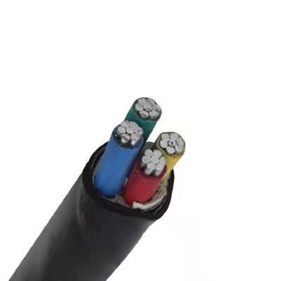 YJLV 4x150mm2 câble d'alimentation en aluminium conducteur pour centrale solaire avec certification CCC et tension nominale 600-1000V