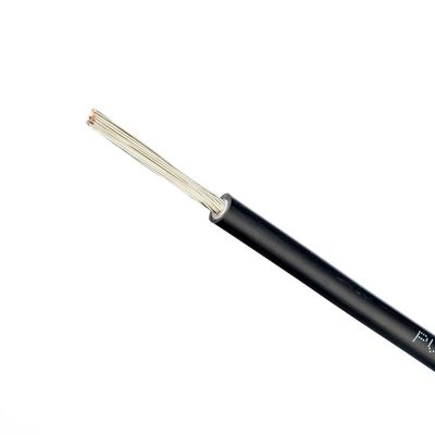 Cable de cuivre PV solaire 10 mm alimenté par l'énergie solaire DC 1500V à noyau unique avec isolation XLPO et conducteur en chaîne