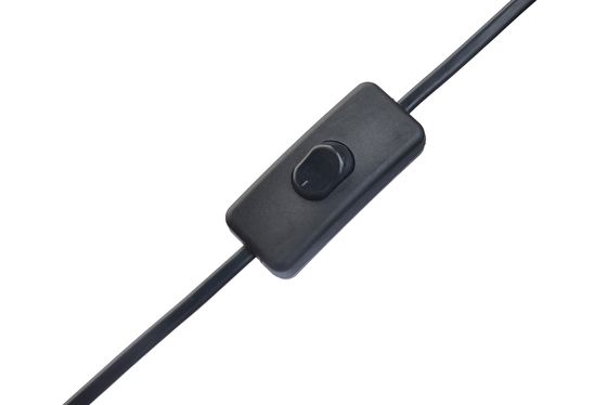 2.5A 2 broches de prise électrique câbles à chaudière noire avec connecteur ou prise conducteur de cuivre à chaîne sans oxygène