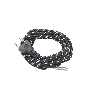 Cordon d'extension de câble d'alimentation commercial VDE/SNI/KC 2 broche à broches rondes pour fer électrique au marché du Moyen-Orient à Dubaï