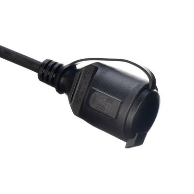 VDE extérieur Standard Schuko Plug avec prise étanche à 2 pôles 220V/16A IP44 prise étanche à l'eau Couverture de prise Longueur 5M SDK réseau