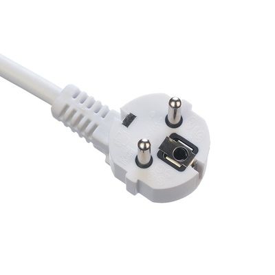 Adaptateur de prise de courant européen avec 4 prises de courant, câble d'extension, prise et commutateur multiples