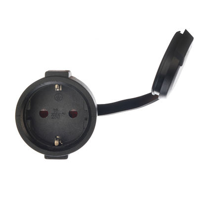 EU 2 Poles Socket Female End Type Oxygen Free Bared Stranded Copper Conductor Material Distributed Outlet Extension Cable