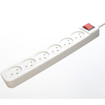 bande d'alimentation à sortie multiple avec 6 prises de courant universelles et 3 broches WIFI sans mise à la terre