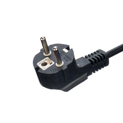 VDE/SNI/KC Plug Type 3 Corde de prolongation Schuko à broche ronde pour poêle et four Conception à bout ouvert