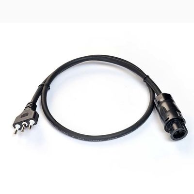 Noir 16awg BC01 et 220v 10m câble d'extension solaire IMQ Standard 3 Prong US câble d'alimentation sans oxygène