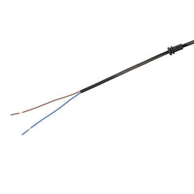 2.5A 2 broches câbles d'alimentation Black ventilateur électrique sans oxygène Bared Stranded Copper Fin à moitié dépouillée