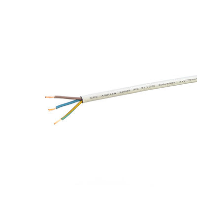 Cable isolé VDE standard H05 Rr en caoutchouc 2x0,75 Cable en cuivre pour appareils ménagers et plage de température extérieure -5C à 70C