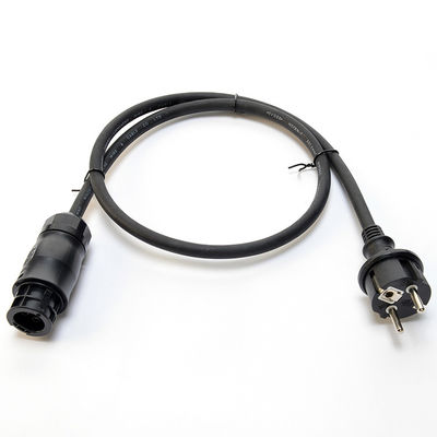 VDE H07RN-F Rubber Sheath 10m Solar Extension Cable with Betteri Bc01 and Schuko Plug Current/Voltage Rate 16A/250V