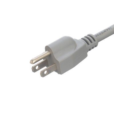Cordon d'alimentation commercial ETL 14 AWG ouvert et fini pour ordinateur portable 15A NEMA-15P 3 phases câble d'alimentation à prise universelle de marque