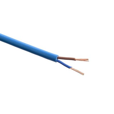 Insulated VDE Standard Blue 300/300V RVV 2*0.75mm Flexible Power Cable Two Core Wire Copper Conductor with Insulation