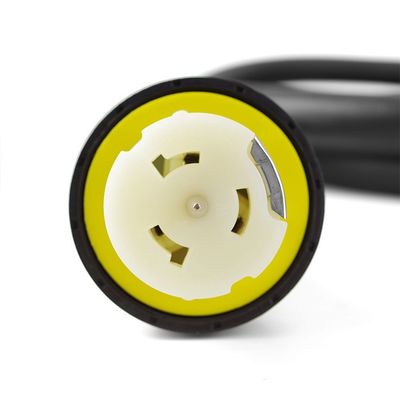 Corde électrique de terre marine SS2-50 mâle à femelle 50A 125V/250V 100FT 6FT/8FT/10FT/12FT/25FT Longueur Matériau du conducteur en cuivre
