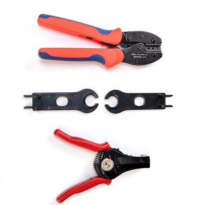 Kit d'outils de débranchement des branches de câbles photovoltaïques IEC type extrémité femelle pour câbles photovoltaïques 2.5MM2/4MM2/6MM2 et connecteurs PV004