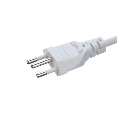 Personnalisation Brésil 10A/250V 3 broches 3x0.75MM2 PS4 câble d'alimentation pour lampe à sel certifié par DIN VDE 0620/EN 50075 1990
