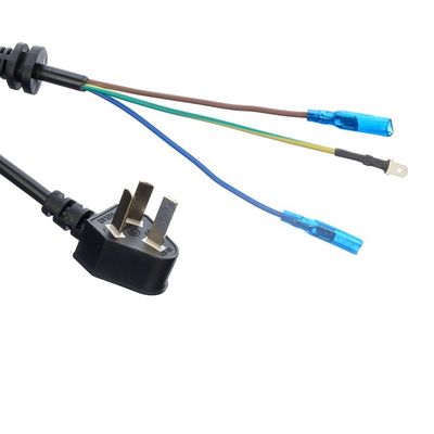 CCC standard 3 broches câble d'alimentation pour ordinateur portable Ac Australie câble d'alimentation H05vv-f Au Ac câble d'alimentation 16A 250V personnalisé noir