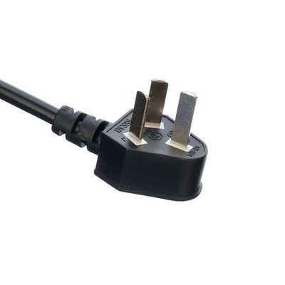 CCC standard 3 broches câble d'alimentation pour ordinateur portable Ac Australie câble d'alimentation H05vv-f Au Ac câble d'alimentation 16A 250V personnalisé noir