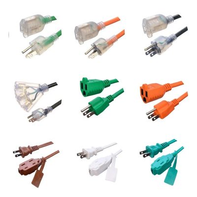 NEMA Corde d'alimentation de type 16 pour la maison US ETL certifié cuivre pur 1 à 3 Corde d'extension multifonctionnelle