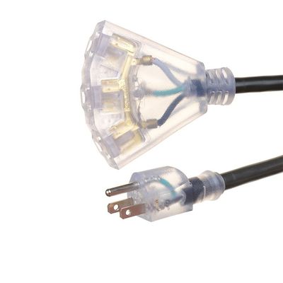 NEMA Corde d'alimentation de type 16 pour la maison US ETL certifié cuivre pur 1 à 3 Corde d'extension multifonctionnelle