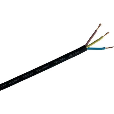 Basse tension KC standard câble électrique H05vv-f 3x0.75 Sqmm câble d'alimentation rigide 300/500V pour le câble électrique câble électrique de la maison de cuivre 2.5 marque