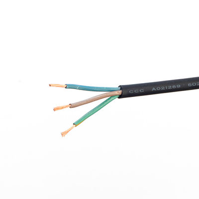 Basse tension KC standard câble électrique H05vv-f 3x0.75 Sqmm câble d'alimentation rigide 300/500V pour le câble électrique câble électrique de la maison de cuivre 2.5 marque