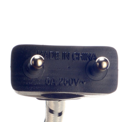 2 Pin Prong Eu Cable Power Supply Cord for Electric Steam Iron VDE/SNI/KC 2 Round Pin Plug and Closed End Crimp Terminal