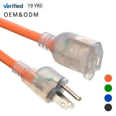 Heavy Duty ETL Certified Outdoor SJTW 8/10/12 AWG Extension Cord for Garden Patio Outdoor Need Weather-Resistant Industrial