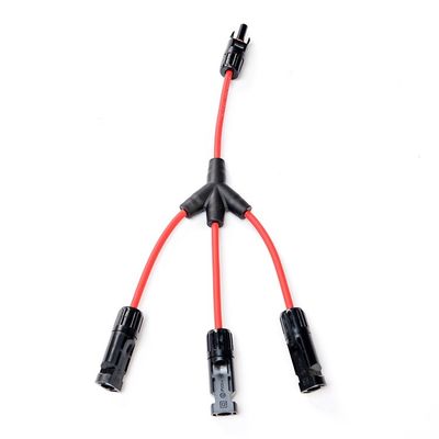 XLPO Conducteur isolant à chaîne 3 à 1 Y Branch Connecteurs PV Cable pour système photovoltaïque solaire de 10 kW Installation facile