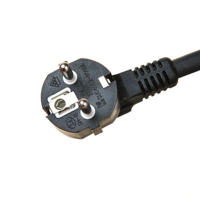 Rate de tension à domicile 16A/250V Plugs et prises angulaires Schuko avec connecteur BC01