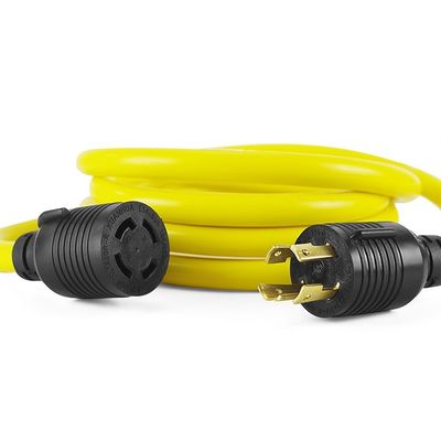 40FT Heavy Duty Generator Power Cord NEMA L14-30P/L14-30R 4 Prong 10 Gauge 125/250V 30Amp 7500 Watts Lock Extension Cord