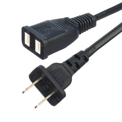 La prise électrique certifiée PSE pour câble d'extension d'appareil électroménager JAPONESE Standard 2 Points plats 125V Voltage nominal WIFI NON
